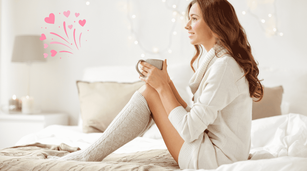 40代独身女性が不安を希望に感じているイメージ
