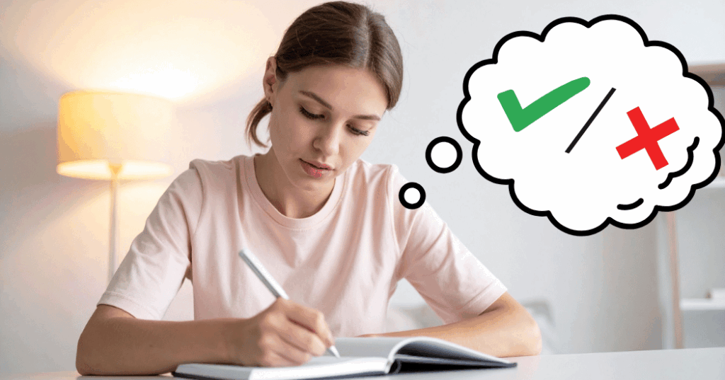 感情のゴミを捨てる具体的な方法を実践する40代女性|心を整えて美しくなる感情デトックス法のイメージ