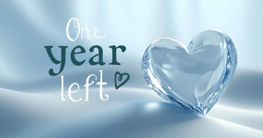 余命1年ならどう生きるかを考え、人生と時間の使い方を見直すイメージ
