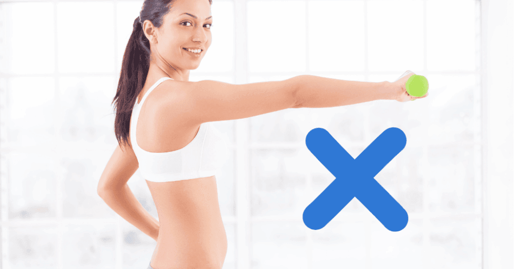 40代女性がエイジングケアでやりがちな、頑張りすぎや間違った運動習慣のNGパターンを解説するイメージ