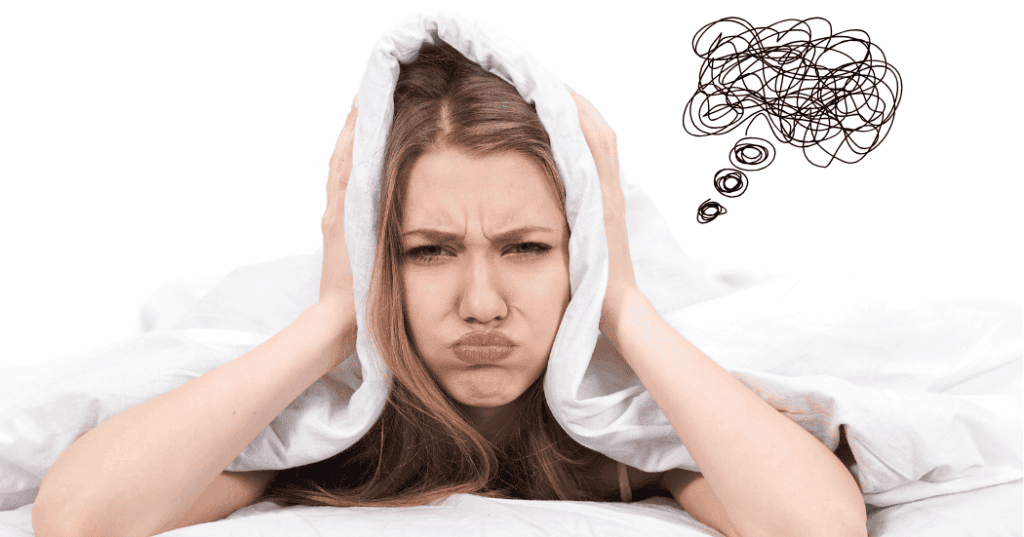 眠れない夜や不調は「無理しなくていい」という体からのサインであることを伝えるイメージ