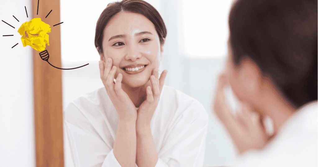 乾燥・毛穴・ハリ不足など、40代の肌悩みの優先順位を整理しているイメージ